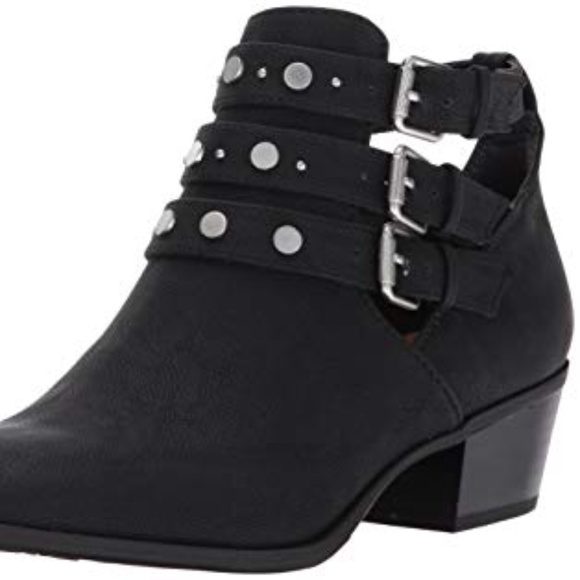 SALE NWT SAM EDELMAN Booties Stack Heel Closed Toe - Picture 2 of 8